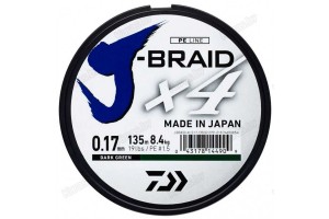DAIWA "J-Braid X4" 0.10 Dark Green