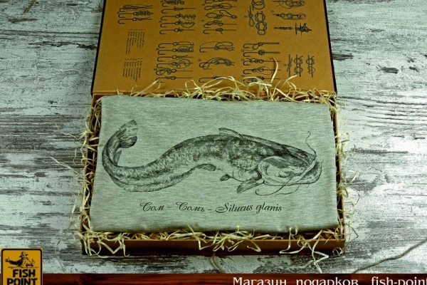Футболка "СОМ" серия "Сабанеев" (серая) Футболка "СОМ" серия "Сабанеев" (серая)