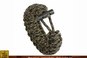 Браслет King Cobra Veteran с огнивом и трутом Браслет King Cobra Veteran с огнивом и трутом