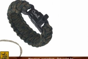 Браслет King Cobra Woodland пилой Джильи и свистком Браслет King Cobra Woodland пилой Джильи и свистком