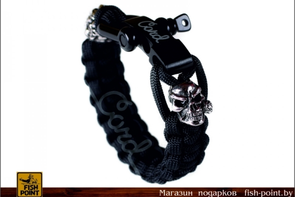Браслет Cobra "Double Skulls" Black Браслет Cobra "Double Skulls" Black